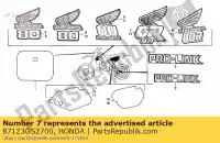 87123GS2700, Honda, segno, serbatoio carburante honda cr  r cr80r 80 , Nuovo