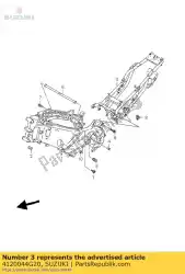 Qui puoi ordinare rail comp, seat da Suzuki , con numero parte 4120044G20: