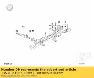 bmw 13531341067 o-ring - 20x2,5 - Onderkant