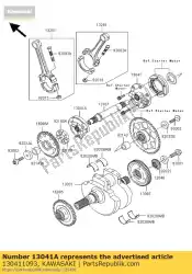 Here you can order the balancer,lh vn1500-a2 from Kawasaki, with part number 130411093: