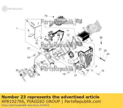 Aquí puede pedir abrazadera de la manguera de Piaggio Group , con el número de pieza AP8102766: