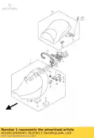 4510022H00V4Y, Suzuki, seat assy (zwart suzuki c vlr 1800 2008 2009, Nieuw