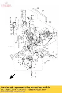 yamaha 5JG145910900 parafuso - Lado inferior