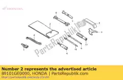 Ici, vous pouvez commander le pas de description disponible pour le moment auprès de Honda , avec le numéro de pièce 89101GE0000: