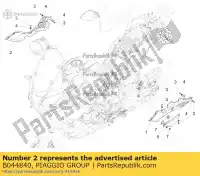 B044840, Piaggio Group, panel dx aprilia  caponord zd4vk000, zd4vka, zd4vk001, zd4vka01 zd4vkb000, zd4vkb001, zd4vkb003, zd4vkb00x, zd4vkb009 zd4vku00 1200 2013 2014 2015 2016 2017, New