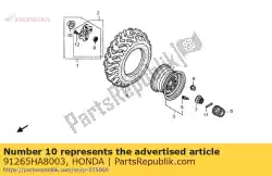 Aqui você pode pedir o anel, selo lateral em Honda , com o número da peça 91265HA8003: