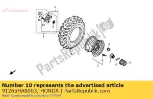 Honda 91265HA8003 anel, selo lateral - Lado inferior