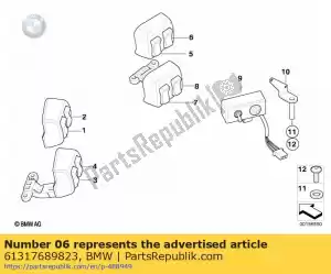 bmw 61317689823 interruptor - Lado inferior