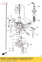 37F141072500, Yamaha, conjunto de válvula de aguja yamaha dt tzr 125 1988 1990 1991 1992, Nuevo