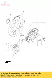 Ici, vous pouvez commander le embrayage de démarrage auprès de Yamaha , avec le numéro de pièce 5HVE55800000: