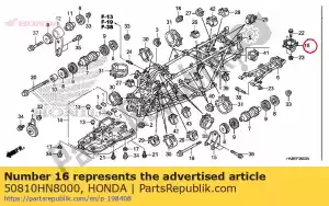 honda 50810HN8000 hitch comp., trailer - Bottom side