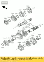 131441295, Kawasaki, wyj?cie ko?a z?batego, 14t s kawasaki kx  r l m klx f kx250 klx300r 250 300 , Nowy