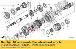 Aquí puede pedir rodamiento, aguja, 25x29x17 (ntn) de Honda , con el número de pieza 91005MCA003: