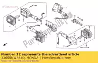 33655KW3610, Honda, Quédate, l.rr.winker honda nx  2 nx250 250 , Nuevo