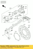 430820052, Kawasaki, Brake pads kawasaki vn 2000 2004 2005 2006 2008 2009 2010, New