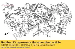 schroevendraaier 4x20 van Honda, met onderdeel nummer 938910402000, bestel je hier online: