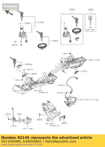 kawasaki 921450989 spring bx250aef - La partie au fond