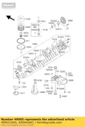 Qui puoi ordinare filtro-olio zx900-a6 da Kawasaki , con numero parte 490651066: