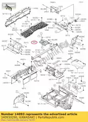 Ici, vous pouvez commander le 01 couverture, poussière auprès de Kawasaki , avec le numéro de pièce 140930296: