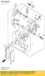 Ici, vous pouvez commander le étrier assy, ?? Fr auprès de Suzuki , avec le numéro de pièce 5930037F04999: