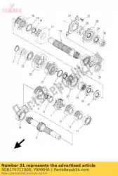 Aquí puede pedir plato, tapa de Yamaha , con el número de pieza 5GR174711000: