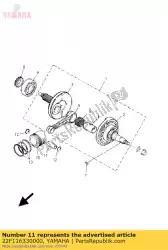 Aqui você pode pedir o pino, pistão em Yamaha , com o número da peça 22F116330000: