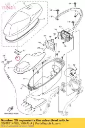 Ici, vous pouvez commander le boite, bougie auprès de Yamaha , avec le numéro de pièce 2BMF814F00: