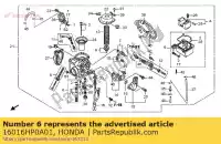 16016HP0A01, Honda, juego de tornillos honda trx400fa trx500fe foretrax foreman es 400 500 , Nuevo