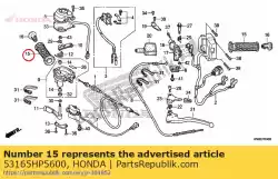 Tutaj możesz zamówić uchwyt od Honda , z numerem części 53165HP5600: