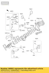 Tutaj możesz zamówić uchwyt d? Wigni, sprz? G? O kdx200-f1 od Kawasaki , z numerem części 460920555: