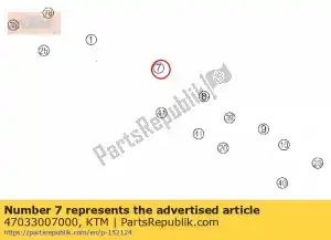 ktm 47033007000 ingranaggio folle 5 ° g. 21-t 03 - Il fondo