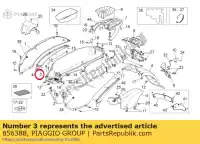 856388, Piaggio Group, helmet compartment aprilia  scarabeo 250 300 400 492 500 2006 2007 2008 2009 2010, New