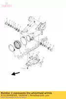 933320008000, Yamaha, bearing(4bd) yamaha  yfm 250 350 400 530 560 600 650 2000 2001 2002 2003 2004 2005 2017 2018 2019 2020 2021, New