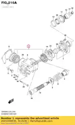 Here you can order the gear set,second from Suzuki, with part number 2491048830: