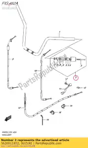 suzuki 5620011852 balancer set,handlebar - Bottom side