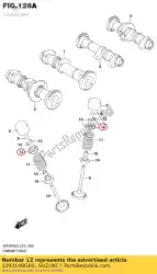 Here you can order the retainer,valve from Suzuki, with part number 1293148G00: