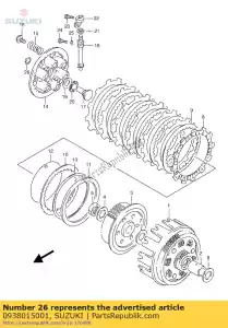 suzuki 0938015001 ring, snap - Onderkant