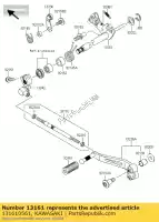 131610561, Kawasaki, hefboom-comp-change as zr800a kawasaki z 800 2013 2014 2015 2016, Nieuw