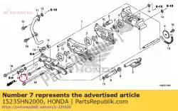 gezamenlijk, speciaal van Honda, met onderdeel nummer 15235HN2000, bestel je hier online: