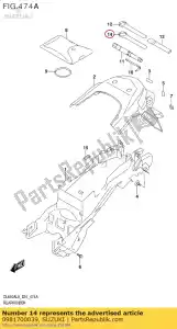 suzuki 0981700039 ring,spanner,24 - Bottom side