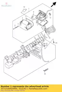 Suzuki 3571039A00999 achterlicht - Onderkant