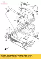 3AK125820000, Yamaha, junta, mangueira 2 yamaha tz tzu 250, Novo