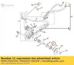 Aqui você pode pedir o vedação de óleo (10x21x5-137) em Piaggio Group , com o número da peça 00M12502250: