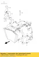 1785147H00, Suzuki, tuyau, entrée rdtr suzuki gsx r 1000 2009 2010 2011, Nouveau