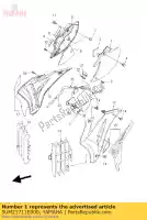 5UM21711E000, Yamaha, pokrywa, strona 1 yamaha wr 250 450 2007 2008 2009 2010 2011 2012 2013 2014, Nowy