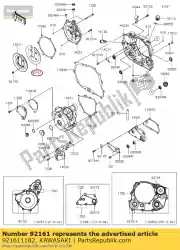 Here you can order the damper from Kawasaki, with part number 921611182: