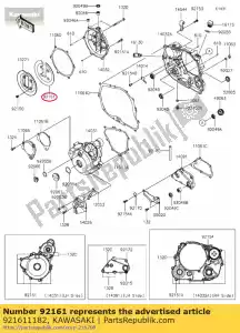 Kawasaki 921611182 damper - Bottom side