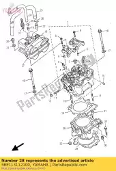 Here you can order the cylinder 1 from Yamaha, with part number 5BE113112100: