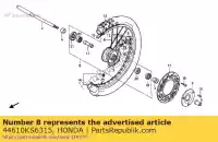 44610KS6315, Honda, falou conjunto a, fr. (229,5 mm) (fora) honda cr 125 250 500 1988 1989 1990 1991 1992, Novo