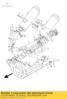 1410015H00, Suzuki, échappement suzuki gsx bking bk bka hayabusa r ruf bkau2 ru2 bkuf bku2 gsx1300r 1300 , Nouveau